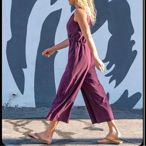Title nine Roundtrip Reversible Jumpsuit size M, color Rich Fig (purple)
